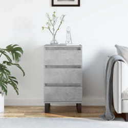 vidaXL Buffet Gris béton 40x35x70 cm