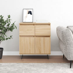 Buffet，Meuble de Rangement Chêne sonoma 60x35x70 cm Bois d'ingénierie vidaXL