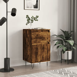vidaXL Buffet chêne fumé 40x35x70 cm bois d'ingénierie