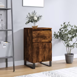 Ce buffet tendance, au look intemporel, est conçu pour être un excellent supplément à votre maison. Matériau durable : le boi ...