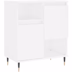 Ce buffet tendance, au look intemporel, est conçu pour être un excellent supplément à votre maison. Matériau durable : le boi ...