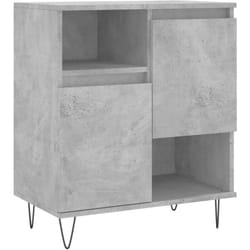 Vidaxl - Buffet Gris béton 60x35x70 cm Bois d'ingénierie