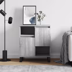 Ce buffet tendance, au look intemporel, est conçu pour être un excellent supplément à votre maison. Matériau durable : le boi ...
