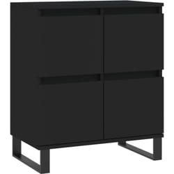 Buffet Noir 60x35x70 cm Bois d'ingénierie vidaXL