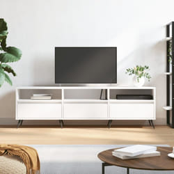 Vidaxl - Meuble tv blanc 150x30x44,5 cm bois d'ingénierie