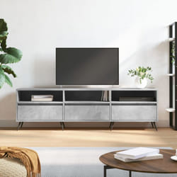 Vidaxl - Meuble tv gris béton 150x30x44,5 cm bois d'ingénierie