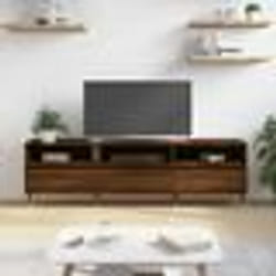vidaXL Meuble TV chêne marron 150x30x44,5 cm bois d'ingénierie