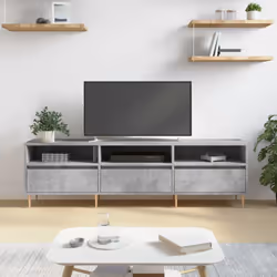Ce meuble TV avec un grand espace de rangement est un complément pratique et attrayant pour votre salon ou votre chambre à co ...