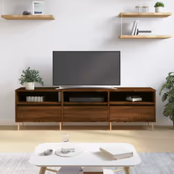 Ce meuble TV avec un grand espace de rangement est un complément pratique et attrayant pour votre salon ou votre chambre à co ...