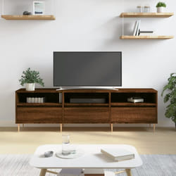 Vidaxl - Meuble tv chêne marron 150x30x44,5 cm bois d ingénierie