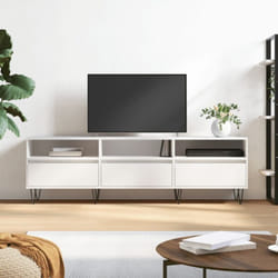 Vidaxl - Meuble tv blanc 150x30x44,5 cm bois d'ingénierie