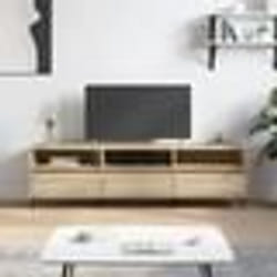 vidaXL Meuble TV chêne sonoma 150x30x44,5 cm bois d'ingénierie