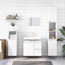 VidaXL 831524, Blanc, Bois, 300 mm, 300 mm, 1900 mm, 10 cm