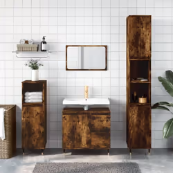 Cette armoire de salle de bain est censée être un excellent supplément à votre salle de bain, ce qui lui donne une apparence  ...