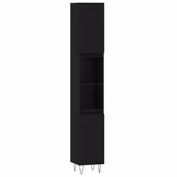 VidaXL 831533, Noir, Bois, 300 mm, 300 mm, 1900 mm, 10 cm