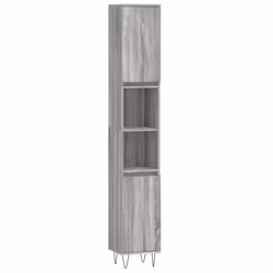 VidaXL 831538, Gris, Chêne, Bois, 300 mm, 300 mm, 1900 mm, 10 cm