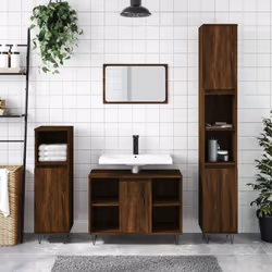 Cette armoire de salle de bain est censée être un excellent supplément à votre salle de bain, ce qui lui donne une apparence  ...