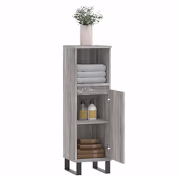 VidaXL 831570 miroir de salle de bain et armoire de rangement pour évier - Vue supplémentaire 4