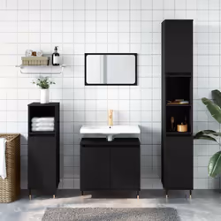 Cette armoire de salle de bain est censée être un excellent supplément à votre salle de bain, ce qui lui donne une apparence  ...