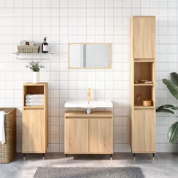Cette armoire de salle de bain est censée être un excellent supplément à votre salle de bain, ce qui lui donne une apparence  ...