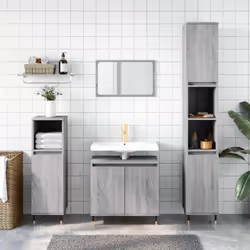 Cette armoire de salle de bain est censée être un excellent supplément à votre salle de bain, ce qui lui donne une apparence  ...