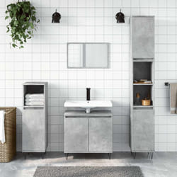 Vidaxl - Armoire de bain gris béton 58x33x60 cm bois d'ingénierie