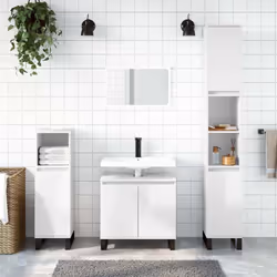 Cette armoire de salle de bain est censée être un excellent supplément à votre salle de bain, ce qui lui donne une apparence  ...