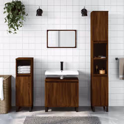 Cette armoire de salle de bain est censée être un excellent supplément à votre salle de bain, ce qui lui donne une apparence  ...