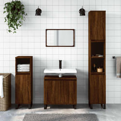 Vidaxl - Armoire de bain chêne marron 58x33x60 cm bois d'ingénierie
