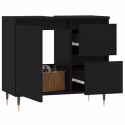 VidaXL 831597 miroir de salle de bain et armoire de rangement pour évier
