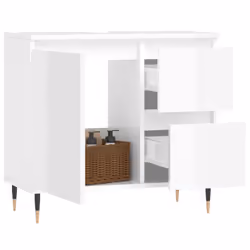 VidaXL 831598 miroir de salle de bain et armoire de rangement pour évier