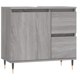 VidaXL 831602 miroir de salle de bain et armoire de rangement pour évier
