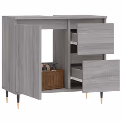 VidaXL 831602 miroir de salle de bain et armoire de rangement pour évier