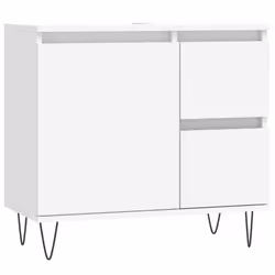 VidaXL 831604, Blanc, Bois, 650 mm, 330 mm, 600 mm, 10 cm