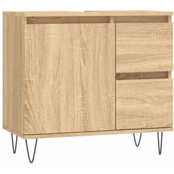 Vidaxl - Armoire salle de bain chêne sonoma 65x33x60 cm
