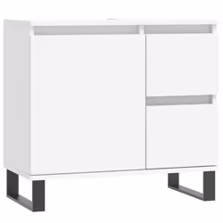 VidaXL 831612, Blanc, Bois, 650 mm, 330 mm, 600 mm, 10 cm