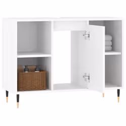 VidaXL 831620 miroir de salle de bain et armoire de rangement pour évier - Vue supplémentaire 4