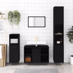 VidaXL 831621 miroir de salle de bain et armoire de rangement pour évier