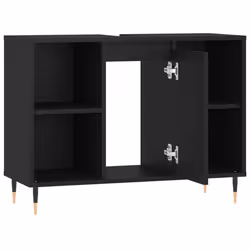 VidaXL 831621 miroir de salle de bain et armoire de rangement pour évier - Vue supplémentaire 5