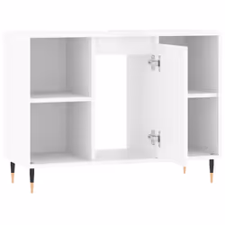 VidaXL 831622 miroir de salle de bain et armoire de rangement pour évier - Vue supplémentaire 5