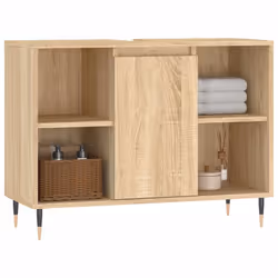 VidaXL 831623 miroir de salle de bain et armoire de rangement pour évier