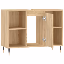 VidaXL 831623 miroir de salle de bain et armoire de rangement pour évier - Vue supplémentaire 5