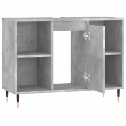 VidaXL 831624 miroir de salle de bain et armoire de rangement pour évier - Vue supplémentaire 5