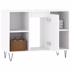 VidaXL 831628 miroir de salle de bain et armoire de rangement pour évier - Vue supplémentaire 4