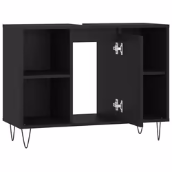 VidaXL 831629 miroir de salle de bain et armoire de rangement pour évier - Vue supplémentaire 6