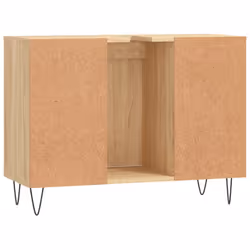 VidaXL 831631 miroir de salle de bain et armoire de rangement pour évier - Vue supplémentaire 8