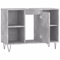 VidaXL 831632 miroir de salle de bain et armoire de rangement pour évier - Vue supplémentaire 6