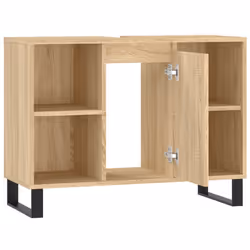 VidaXL 831639 miroir de salle de bain et armoire de rangement pour évier - Vue supplémentaire 5