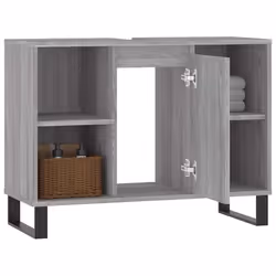 VidaXL 831642 miroir de salle de bain et armoire de rangement pour évier - Vue supplémentaire 4