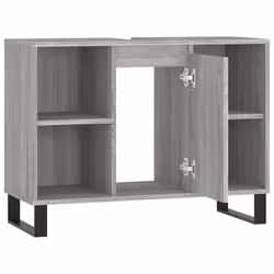 VidaXL 831642 miroir de salle de bain et armoire de rangement pour évier - Vue supplémentaire 5